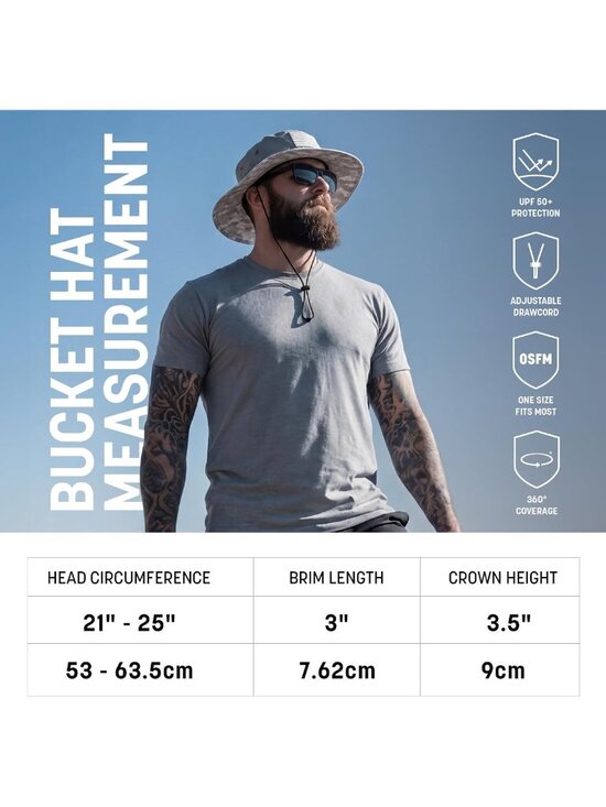 Adventure-Ready Bucket Hat | UV 50+ Sun Protection | Adjustable Fit main image 4